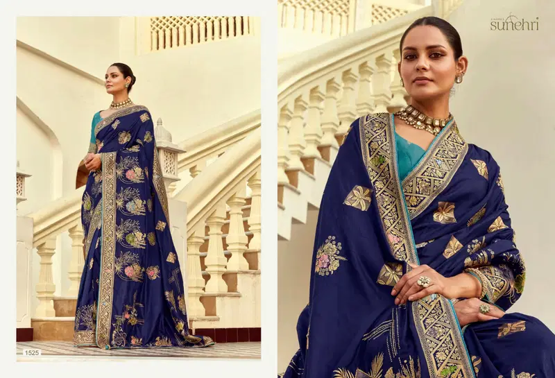Alankar By Kimora Dola Silk Wedding Wear Saree Wholesale Market In Surat